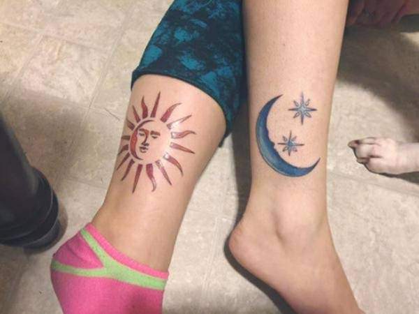 tatuaggio sole e luna 191