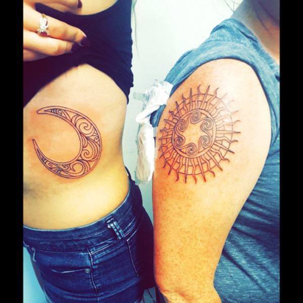 tatuaggio sole e luna 201