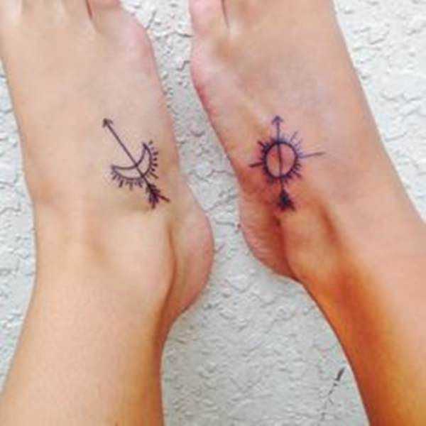 tatuaggio sole e luna 206