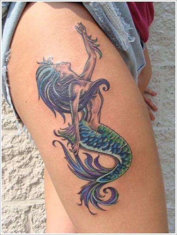 tatuaggio coscia gamba 130