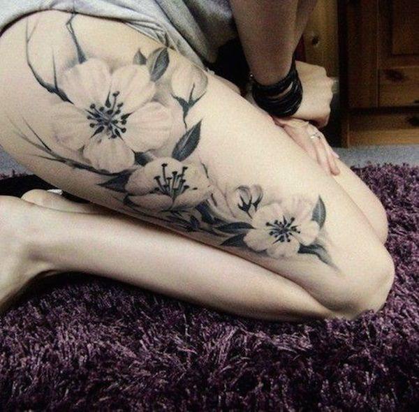 tatuaggio coscia gamba 133