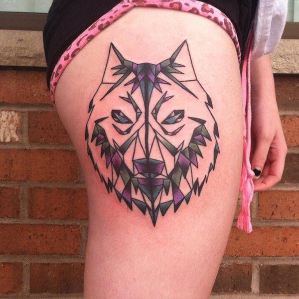 tatuaggio coscia gamba 150