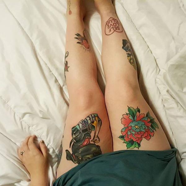 tatuaggio coscia gamba 152