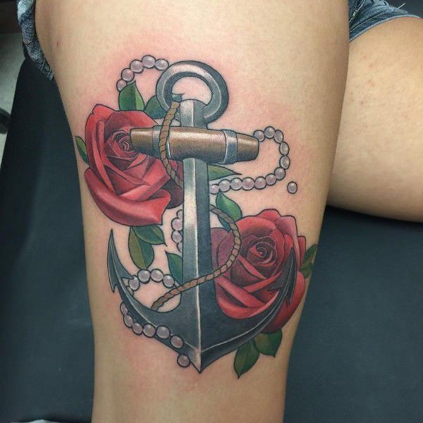 tatuaggio coscia gamba 207