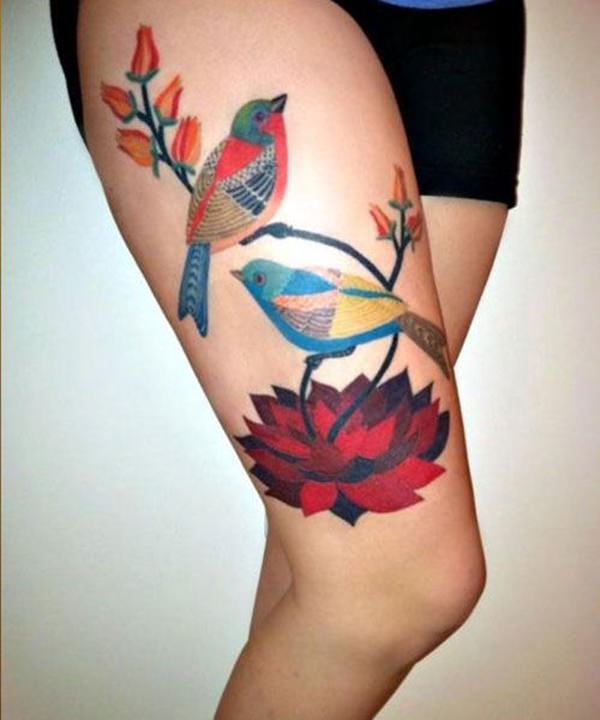 tatuaggio coscia gamba 220