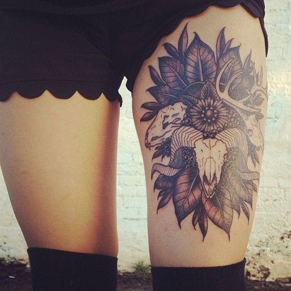 tatuaggio coscia gamba 271