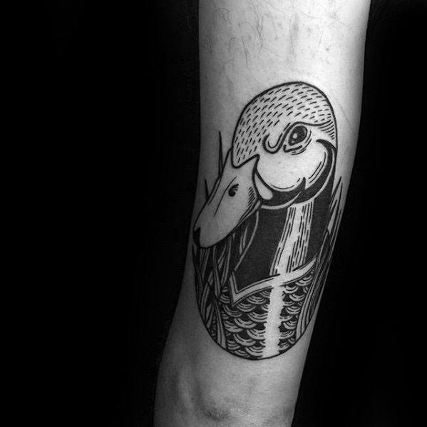 tatuaggio anatra 154