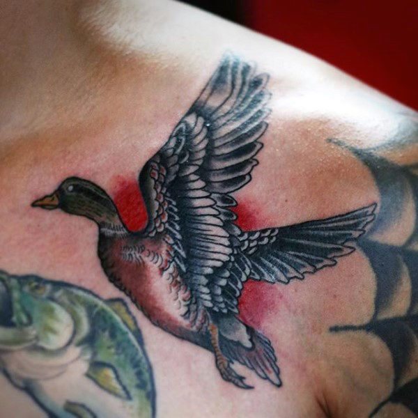 tatuaggio anatra 156