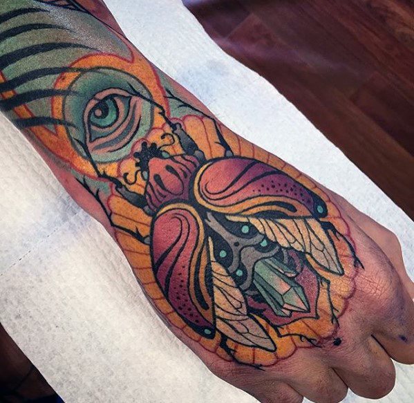 tatuaggio coleottero 198