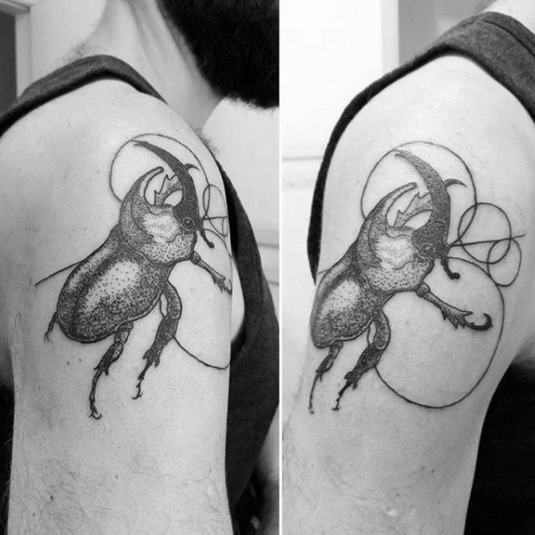 tatuaggio coleottero 208