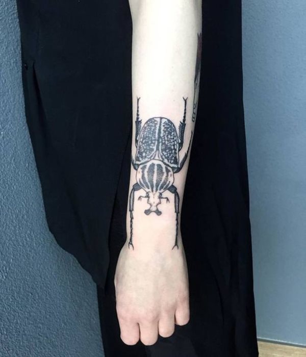 tatuaggio coleottero 86