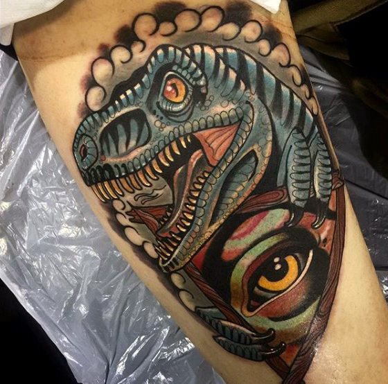 tatuaggio dinosauro 06
