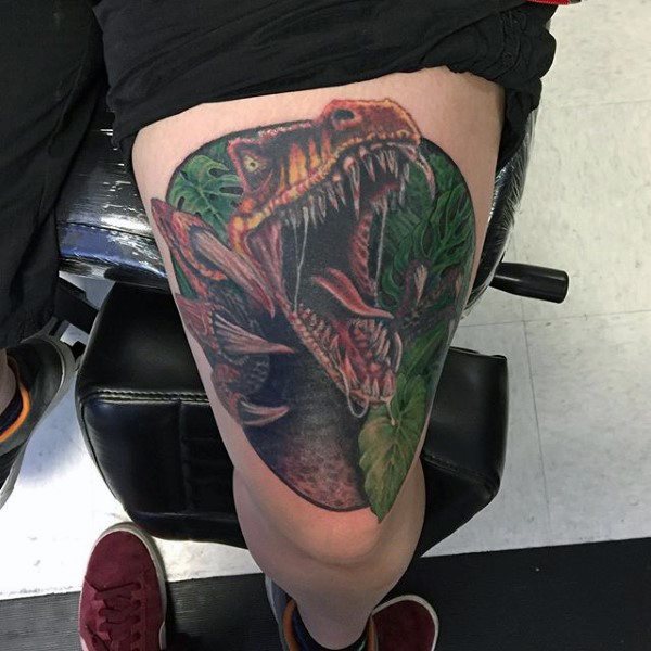 tatuaggio dinosauro 104