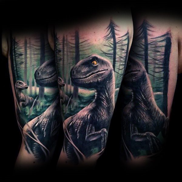 tatuaggio dinosauro 108