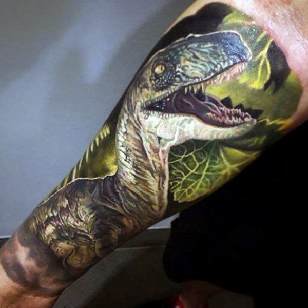 tatuaggio dinosauro 110