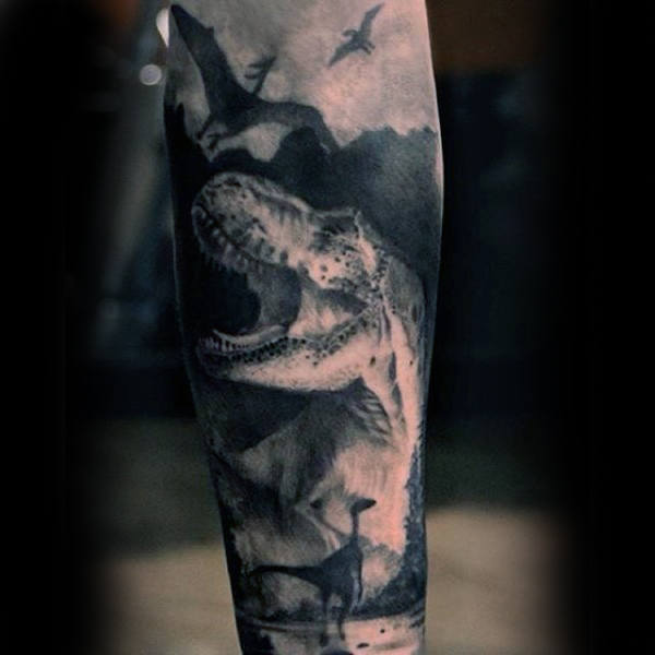 tatuaggio dinosauro 134