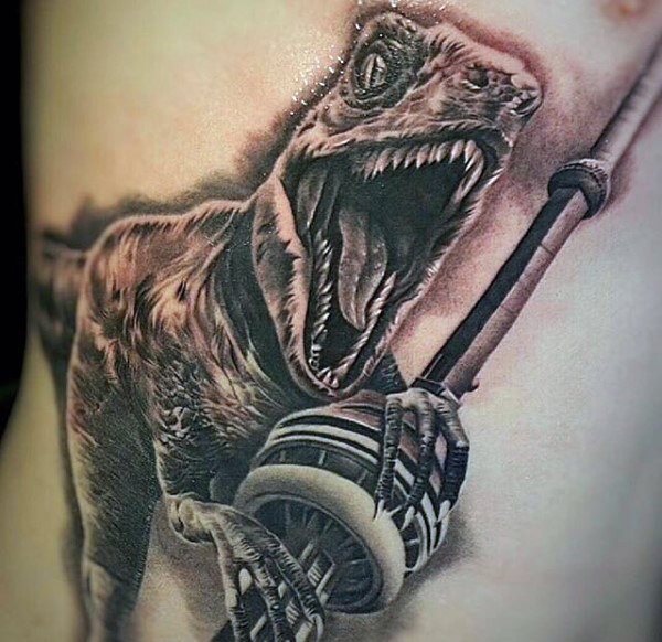 tatuaggio dinosauro 158
