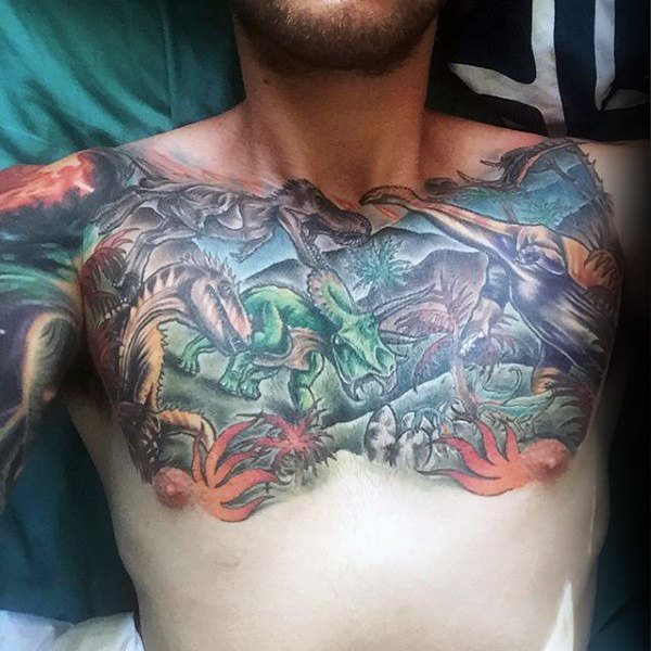 tatuaggio dinosauro 176