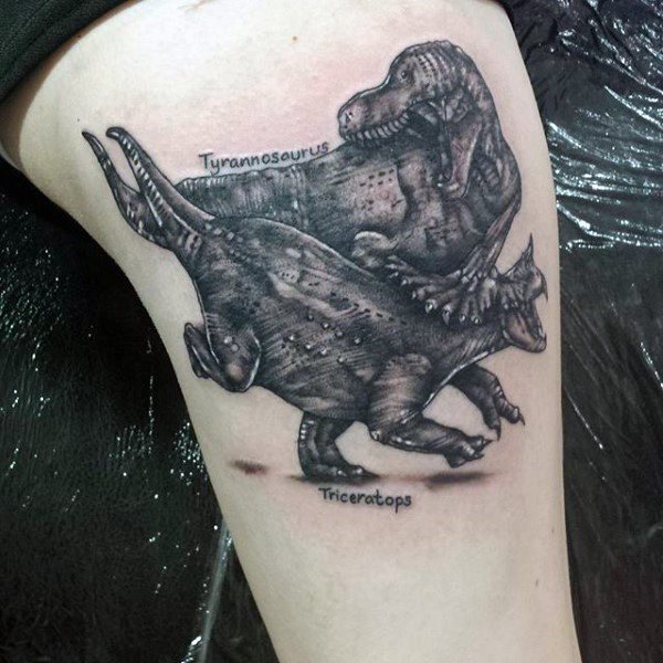 tatuaggio dinosauro 178