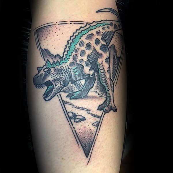 tatuaggio dinosauro 24