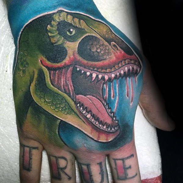 tatuaggio dinosauro 30