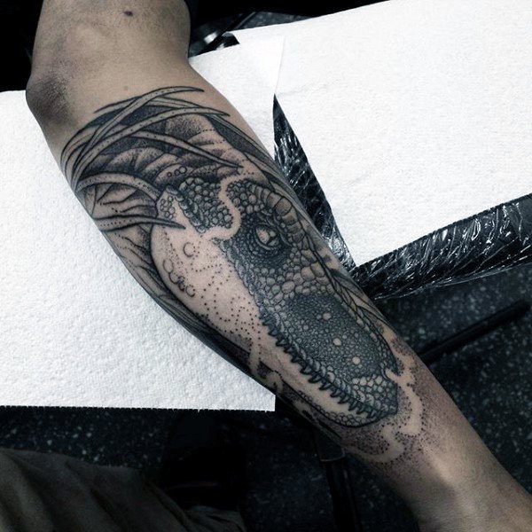 tatuaggio dinosauro 54