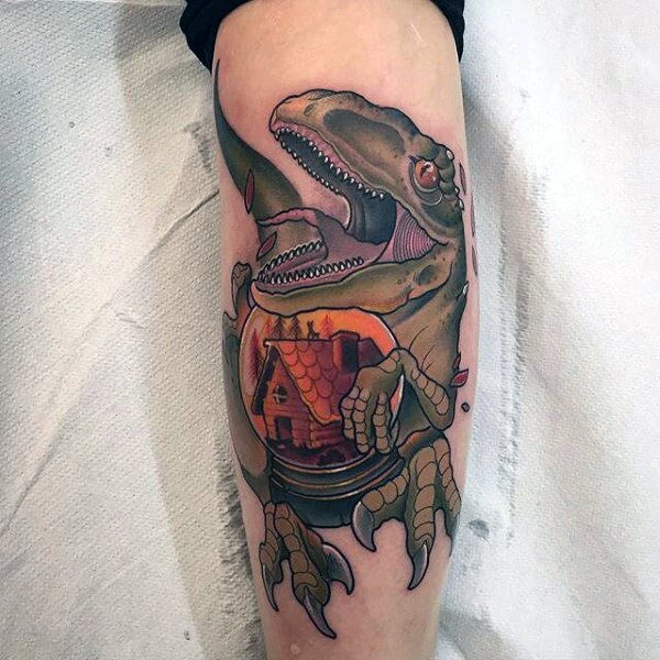 tatuaggio dinosauro 84