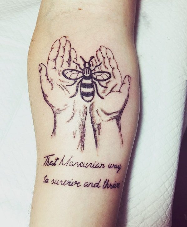 tatuaggio ape 571