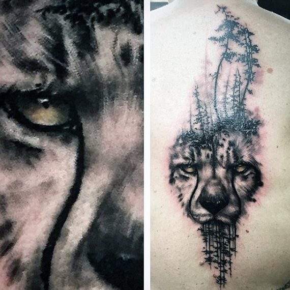 tatuaggio leopardo 752