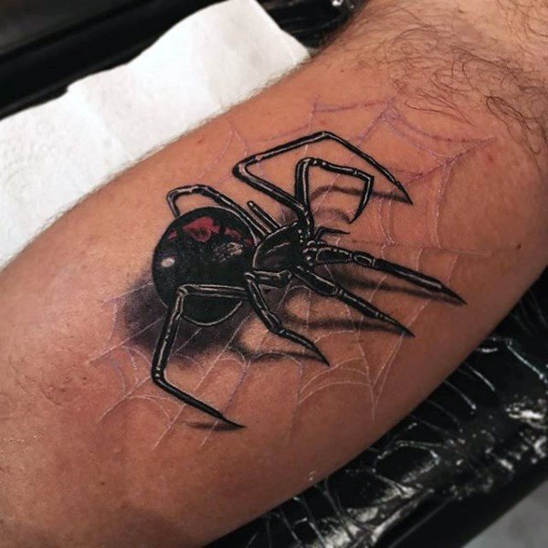 tatuaggio ragno 12