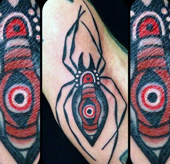 tatuaggio ragno 987