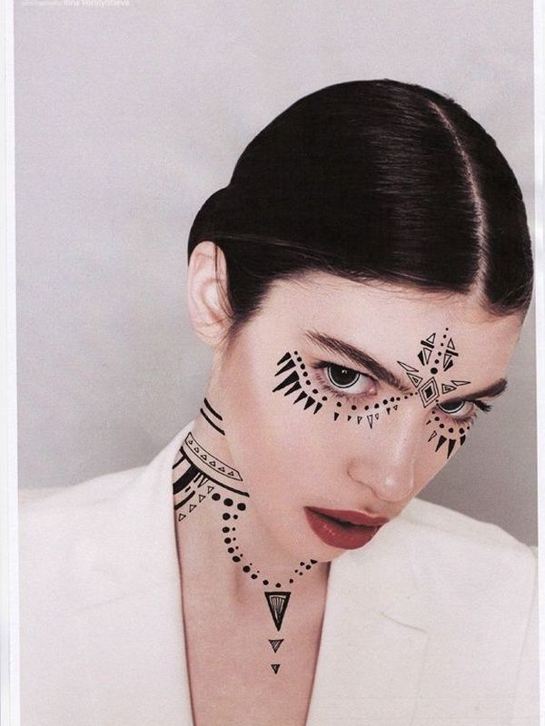 tatuaggio faccia 153