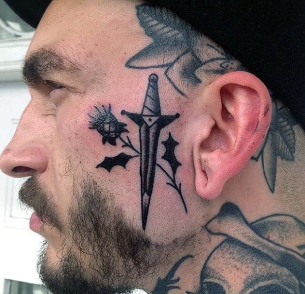 tatuaggio faccia 569
