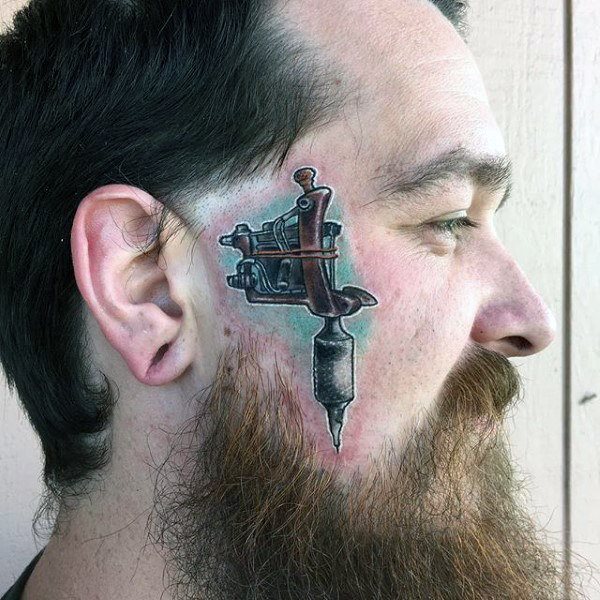 tatuaggio faccia 665