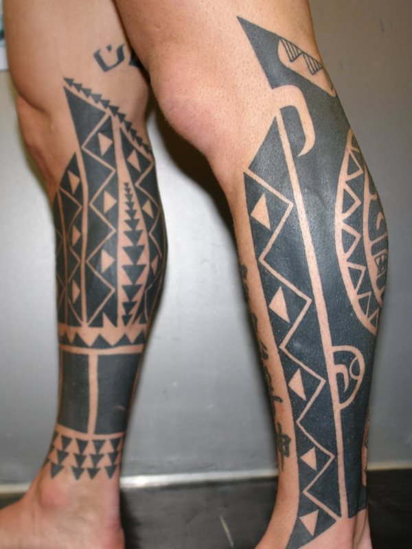 tatuaggio gamba 213