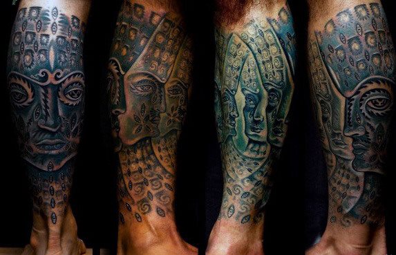 tatuaggio gamba 385