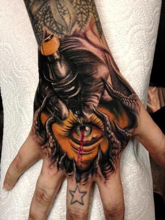 tatuaggio mano 1173