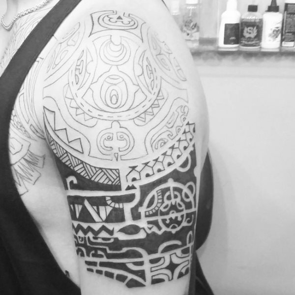 tatuaggio maori 489