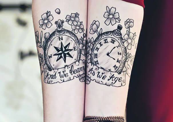 tatuaggio per sorelle 1021