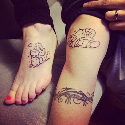 tatuaggio per sorelle 1357