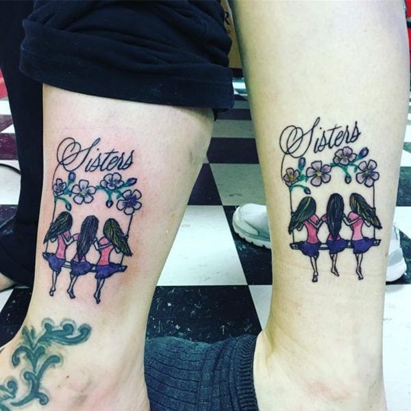 tatuaggio per sorelle 45
