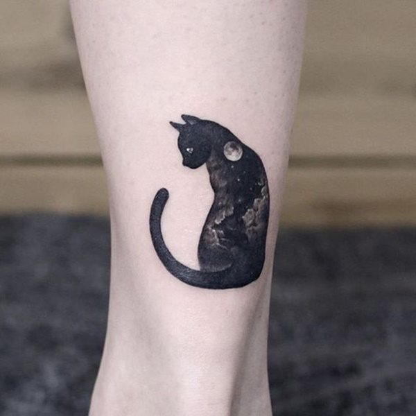 diseno tatuaggio gatto 31