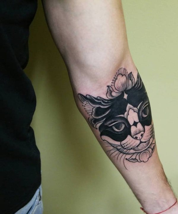 diseno tatuaggio gatto 65