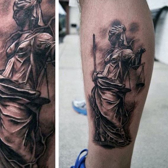 36 Tatuaggi sulla giustizia (con significato)