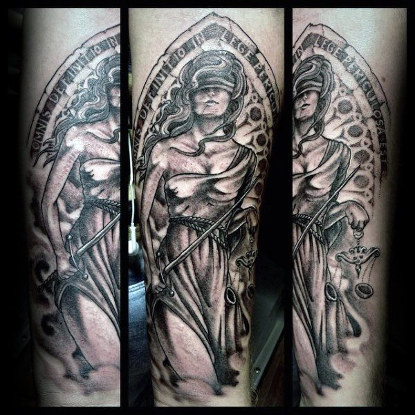tatuaggio Iustitia giustizia 52