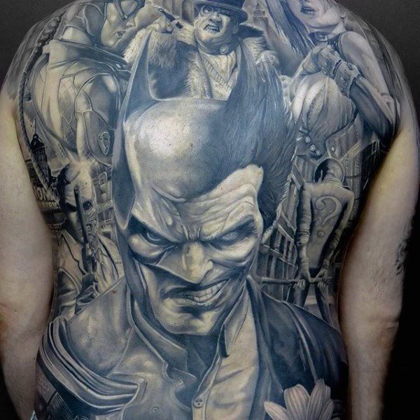 tatuaggio batman 81