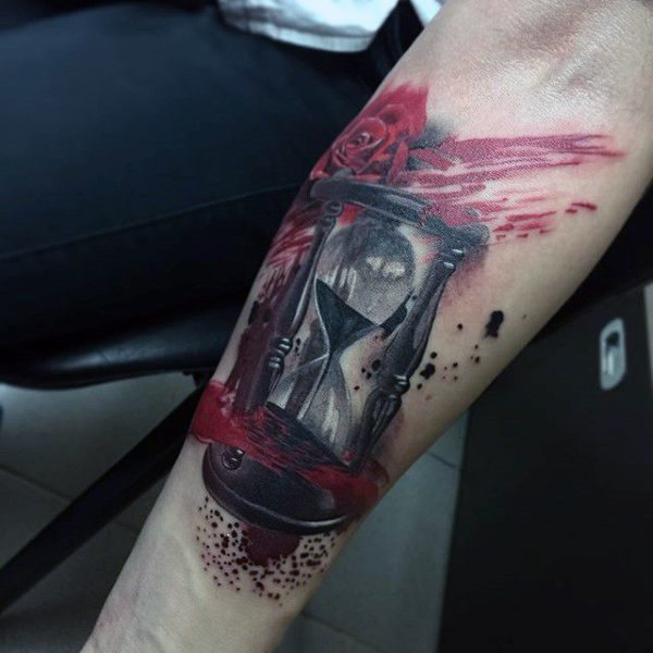 tatuaggio clessidra 142