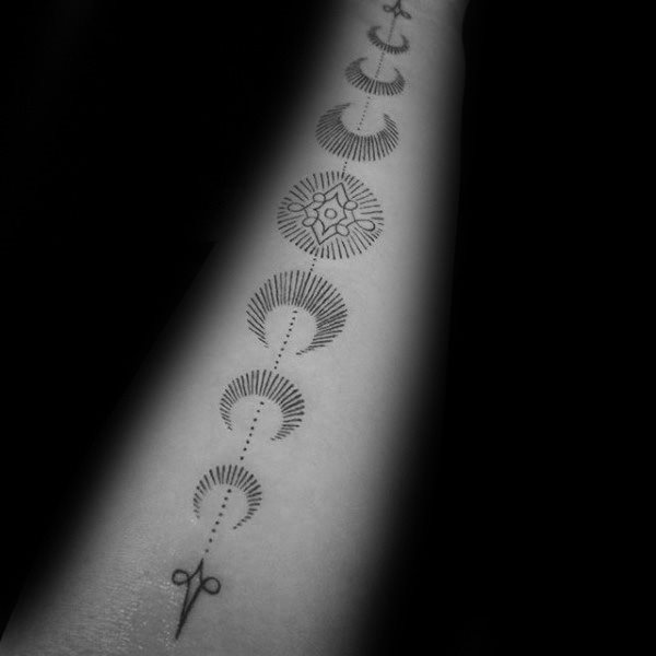tatuaggio fasi lunari 117