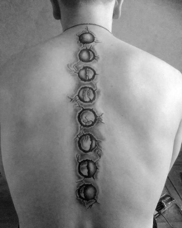 tatuaggio fasi lunari 133