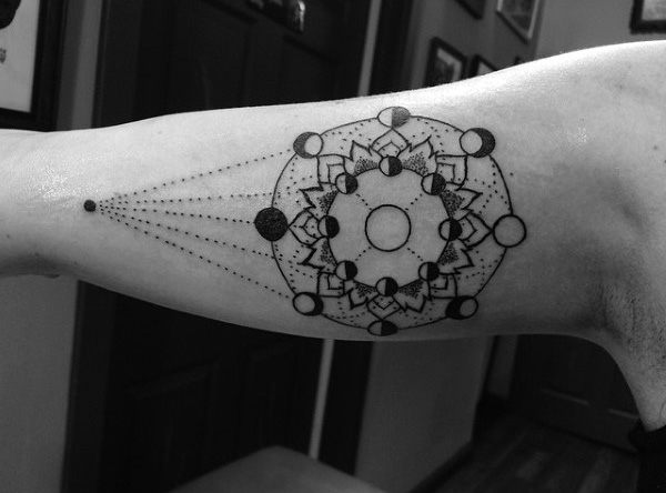 tatuaggio fasi lunari 91